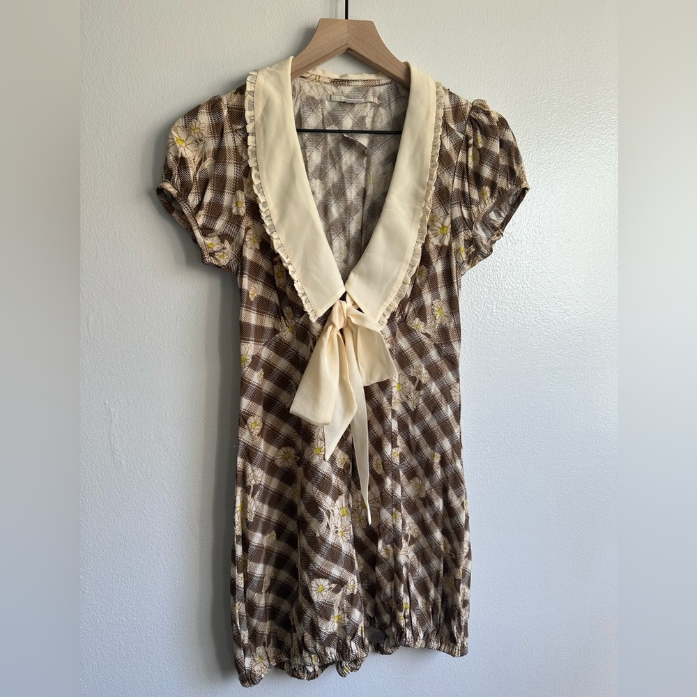 Kimchi Blue Giovanna Collared Romper Size XS NWT - Picture 4 of 9